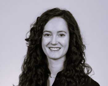 Kelly Morgan in Grey and White